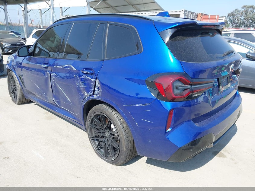 2023 BMW X3 m VIN 5YM13EC09P9R51282 IAAI salvage auction — LEFT SIDE, Salvage (California), sold $575 on 2026-07-29 (photo 3)