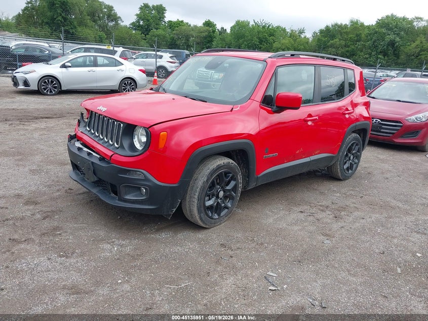 2018 Jeep Renegade VIN ZACCJABB5JPH98957 IAAI salvage auction — FRONT END, Salvage (Iowa), sold $2,450 on 2026-07-06 (photo 2)