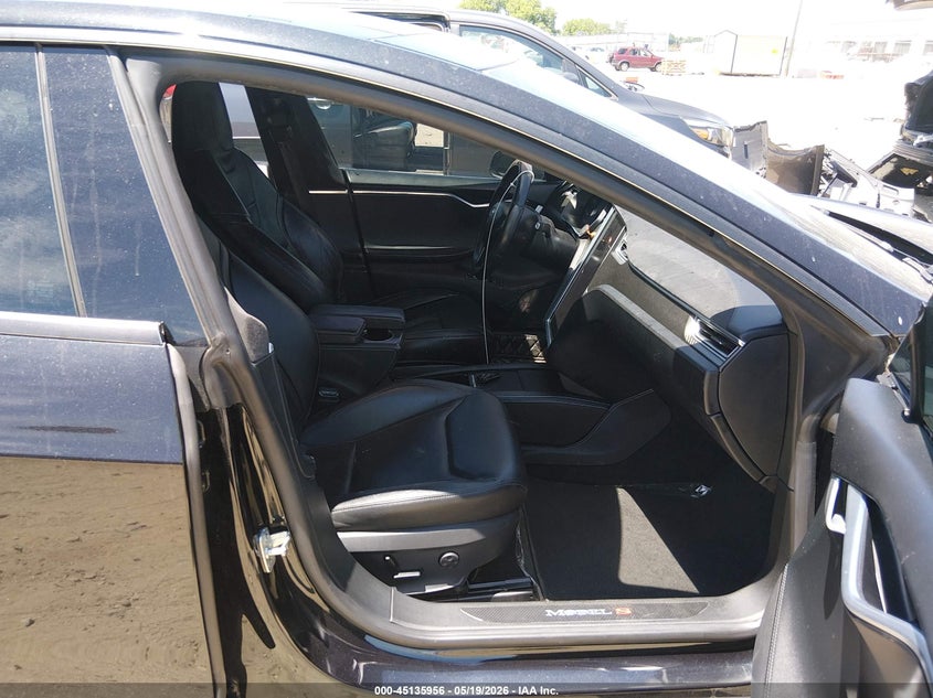 2015 Tesla Model s VIN 5YJSA1E42FF109139 IAAI salvage auction — FRONT & REAR, Salvage (Georgia), sold $2,950 on 2026-07-16 (photo 5)