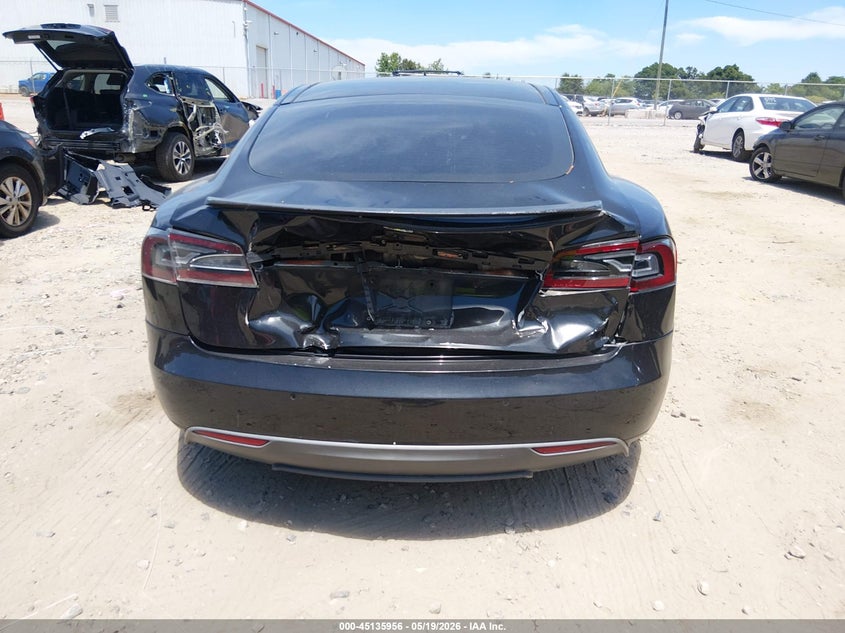 2015 Tesla Model s VIN 5YJSA1E42FF109139 IAAI salvage auction — FRONT & REAR, Salvage (Georgia), sold $2,950 on 2026-07-16 (photo 6)