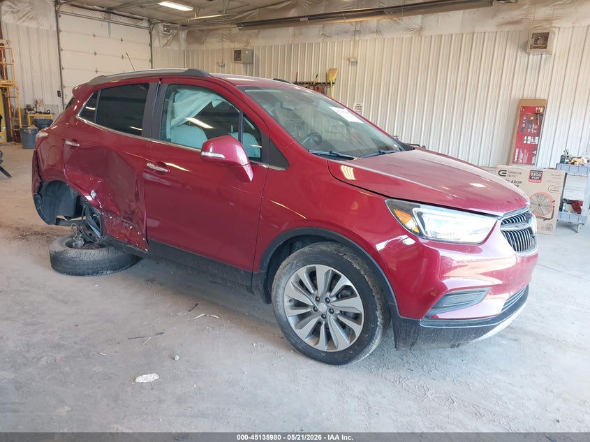 2018 Buick Encore VIN KL4CJASB0JB635766 IAAI salvage auction — RIGHT SIDE, Clear (Michigan), sold $1,575 on 2026-07-21 (photo 1)
