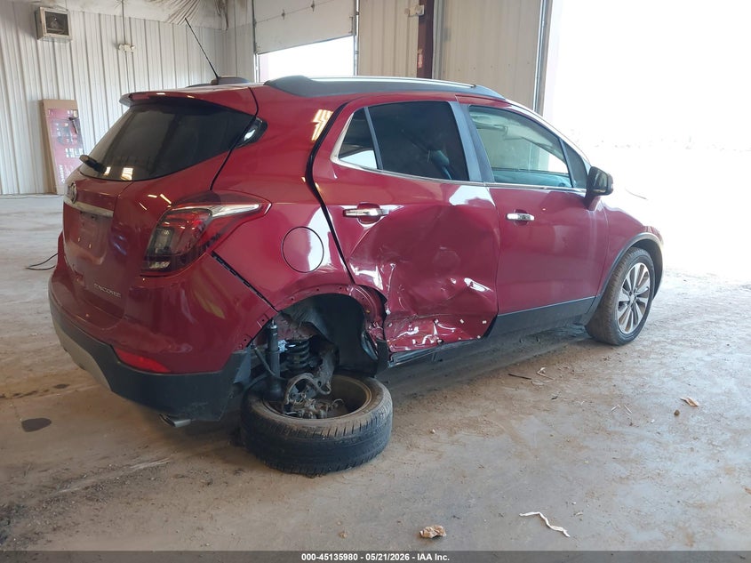 2018 Buick Encore VIN KL4CJASB0JB635766 IAAI salvage auction — RIGHT SIDE, Clear (Michigan), sold $1,575 on 2026-07-21 (photo 4)