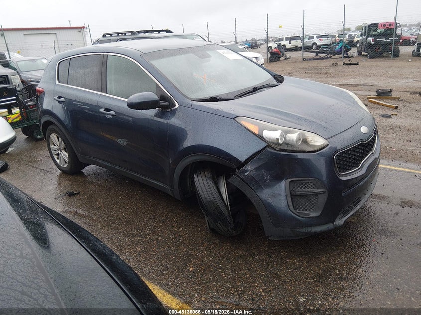2017 Kia Sportage VIN KNDPM3AC8H7207381 IAAI salvage auction — RIGHT FRONT, Salvage (Colorado), sold $1,750 on 2026-07-28 (photo 1)