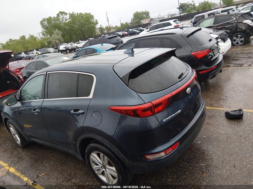 2017 Kia Sportage VIN KNDPM3AC8H7207381 IAAI salvage auction — RIGHT FRONT, Salvage (Colorado), sold $1,750 on 2026-07-28 (photo 3)