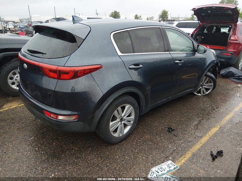 2017 Kia Sportage VIN KNDPM3AC8H7207381 IAAI salvage auction — RIGHT FRONT, Salvage (Colorado), sold $1,750 on 2026-07-28 (photo 4)