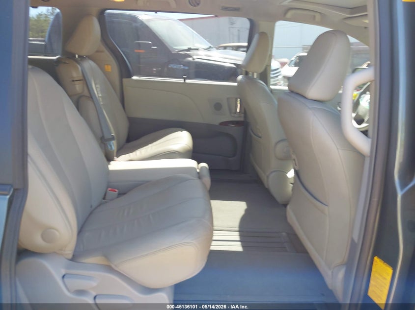 2013 Toyota Sienna VIN 5TDYK3DC2DS324766 IAAI salvage auction — RIGHT REAR, Salvage (Alabama), sold $3,350 on 2026-07-15 (photo 8)