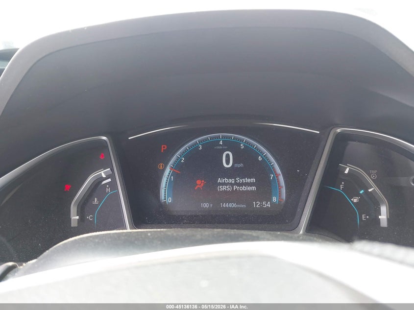 2016 Honda Civic VIN 2HGFC2F72GH550325 IAAI salvage auction — FRONT END, Salvage Certificate (California), sold $2,850 on 2026-07-12 (photo 7)