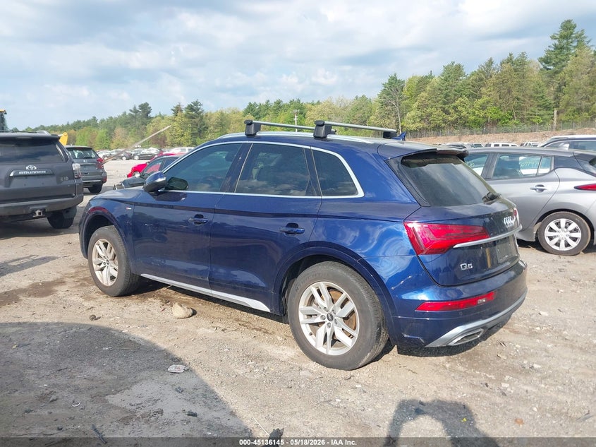 2022 Audi Q5 VIN WA1GAAFY9N2056183 IAAI salvage auction — RIGHT REAR, Salvage (Utah), sold $13,050 on 2026-07-17 (photo 3)