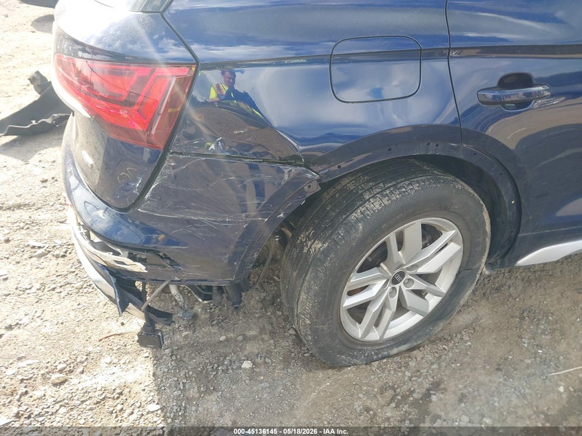 2022 Audi Q5 VIN WA1GAAFY9N2056183 IAAI salvage auction — RIGHT REAR, Salvage (Utah), sold $13,050 on 2026-07-17 (photo 6)
