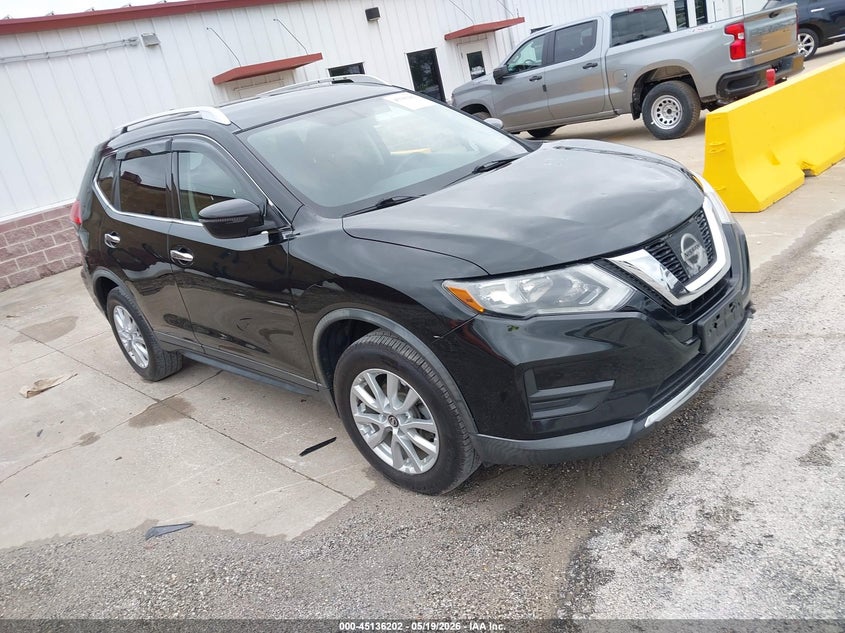 2017 Nissan Rogue VIN KNMAT2MV5HP598439 IAAI salvage auction — HAIL, Clear (Missouri), sold $1,250 on 2026-07-13 (photo 1)