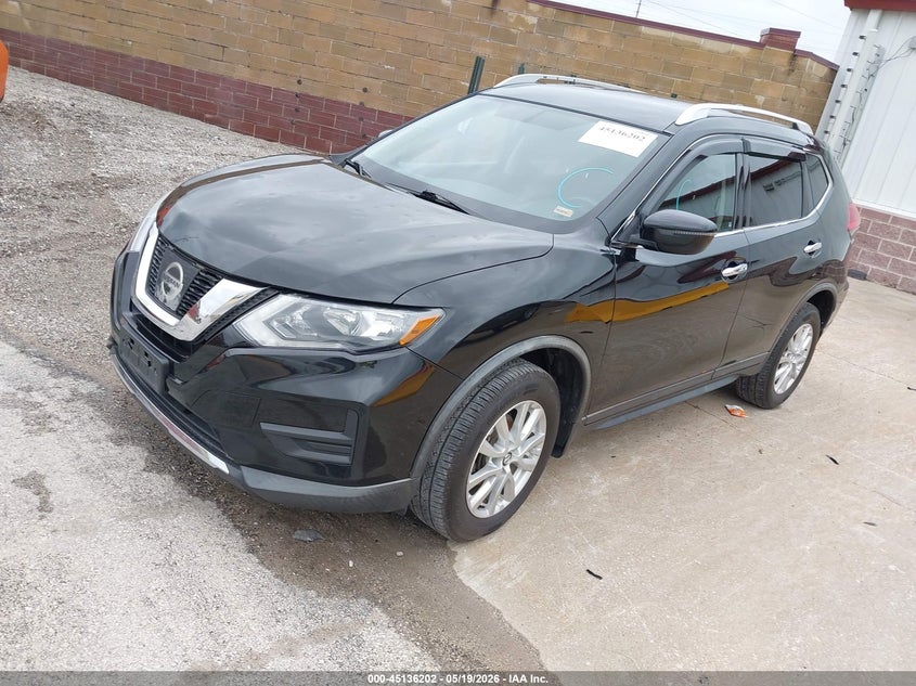 2017 Nissan Rogue VIN KNMAT2MV5HP598439 IAAI salvage auction — HAIL, Clear (Missouri), sold $1,250 on 2026-07-13 (photo 2)