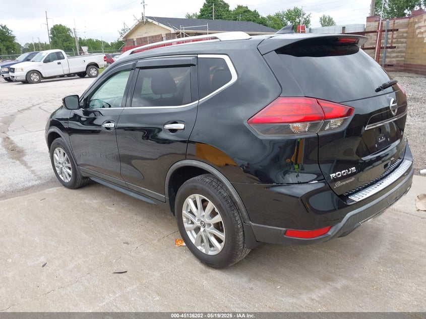 2017 Nissan Rogue VIN KNMAT2MV5HP598439 IAAI salvage auction — HAIL, Clear (Missouri), sold $1,250 on 2026-07-13 (photo 3)