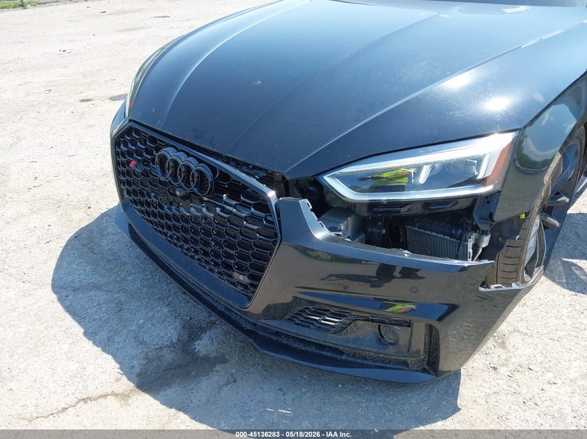 2018 Audi S5 VIN WAUR4AF51JA033828 IAAI salvage auction — FRONT END, Mv-907A (New York), sold $9,600 on 2026-07-17 (photo 6)