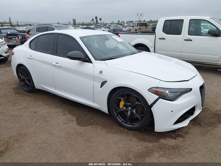 2020 Alfa romeo Giulia VIN ZARFAMANXL7636404 IAAI salvage auction — LEFT SIDE, Salvage (California), sold $2,600 on 2026-07-20 (photo 1)