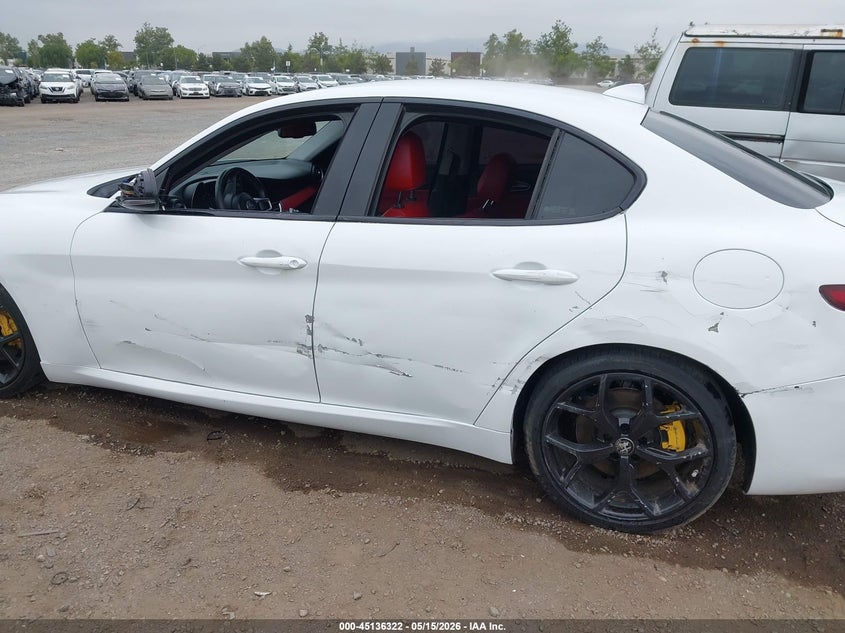 2020 Alfa romeo Giulia VIN ZARFAMANXL7636404 IAAI salvage auction — LEFT SIDE, Salvage (California), sold $2,600 on 2026-07-20 (photo 6)
