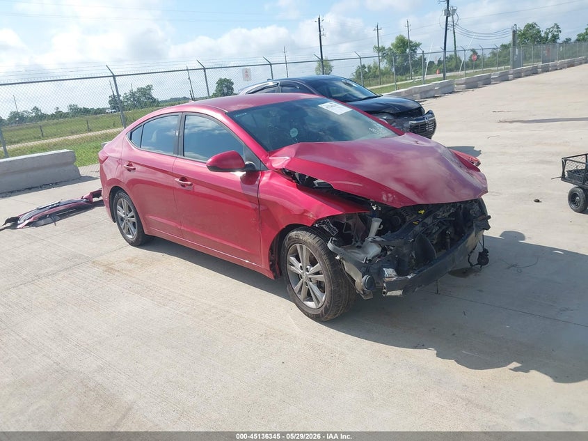 2017 Hyundai Elantra VIN 5NPD84LF6HH188040 IAAI salvage auction — FRONT END, Salvage Title, sold $675 on 2026-07-24 (photo 1)