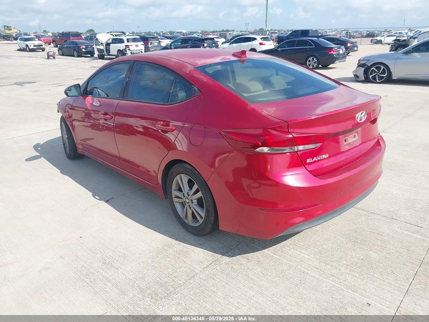 2017 Hyundai Elantra VIN 5NPD84LF6HH188040 IAAI salvage auction — FRONT END, Salvage Title, sold $675 on 2026-07-24 (photo 3)