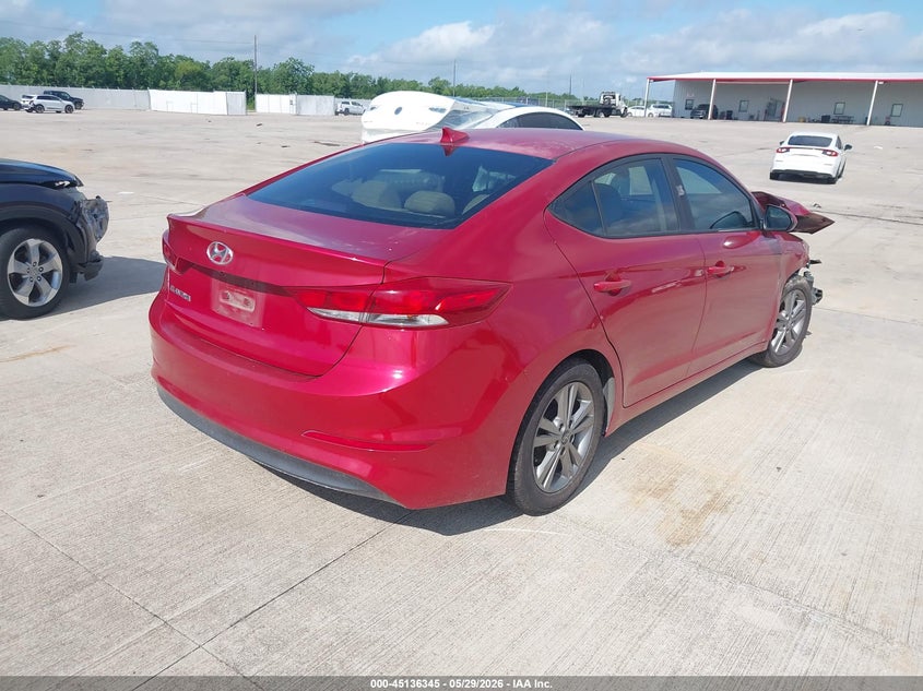 2017 Hyundai Elantra VIN 5NPD84LF6HH188040 IAAI salvage auction — FRONT END, Salvage Title, sold $675 on 2026-07-24 (photo 4)