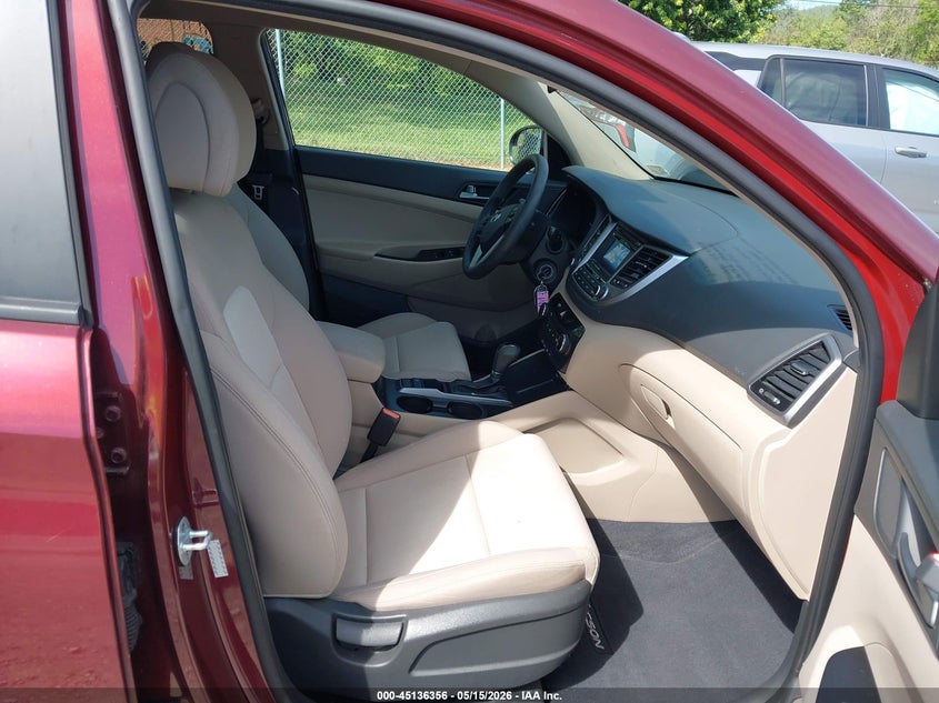2017 Hyundai Tucson VIN KM8J23A45HU463169 IAAI salvage auction — FRONT END, Clear (Virginia), sold $3,600 on 2026-07-07 (photo 5)