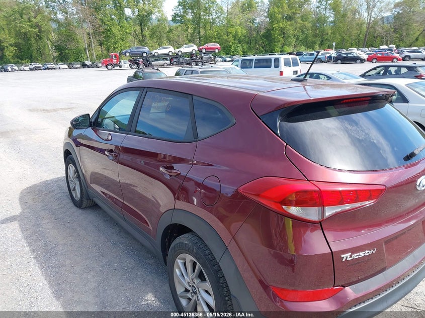 2017 Hyundai Tucson VIN KM8J23A45HU463169 IAAI salvage auction — FRONT END, Clear (Virginia), sold $3,600 on 2026-07-07 (photo 6)