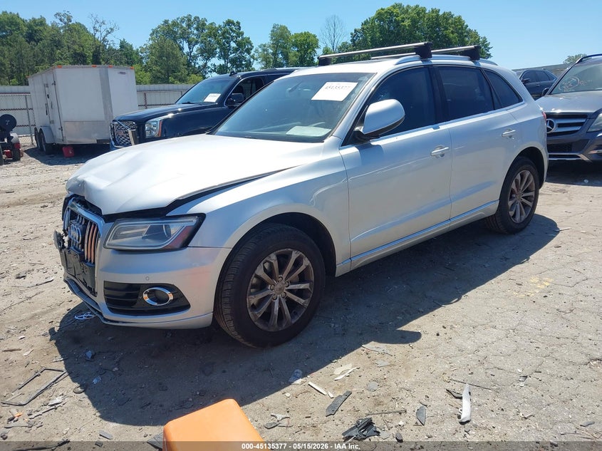 2014 Audi Q5 VIN WA1LFAFPXEA099038 IAAI salvage auction — FRONT END, Salvage (Georgia), sold $375 on 2026-07-22 (photo 2)