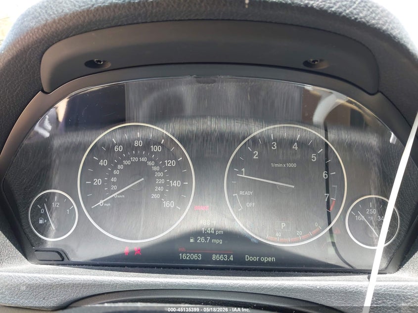 2013 BMW 3er VIN WBA3C1C58DK104549 IAAI salvage auction — FRONT END, Salvage (Georgia), sold $1,150 on 2026-07-10 (photo 7)