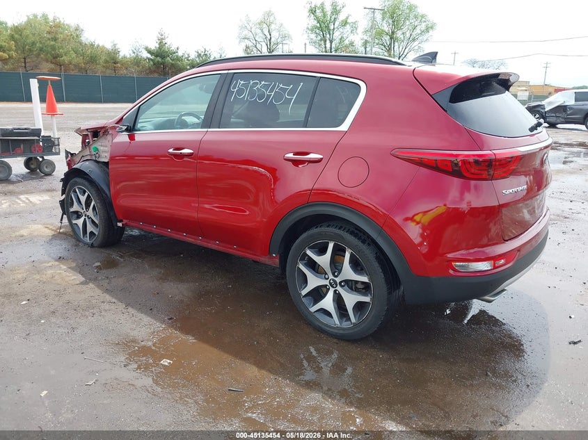 2018 Kia Sportage VIN KNDPRCA69J7369697 IAAI salvage auction — FRONT END, Clear (Indiana), sold $3,000 on 2026-07-07 (photo 3)