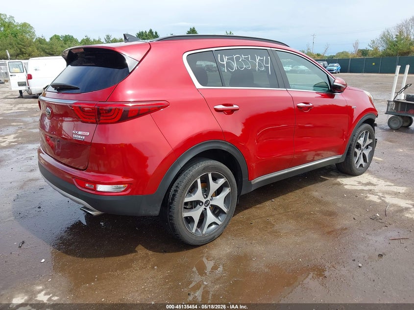 2018 Kia Sportage VIN KNDPRCA69J7369697 IAAI salvage auction — FRONT END, Clear (Indiana), sold $3,000 on 2026-07-07 (photo 4)
