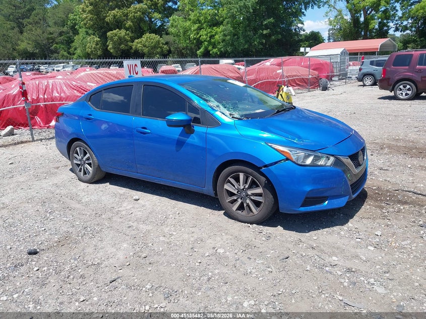 2021 Nissan Versa VIN 3N1CN8EV8ML852853 IAAI salvage auction — FRONT END, Salvage Title, sold $1,500 on 2026-07-31 (photo 1)