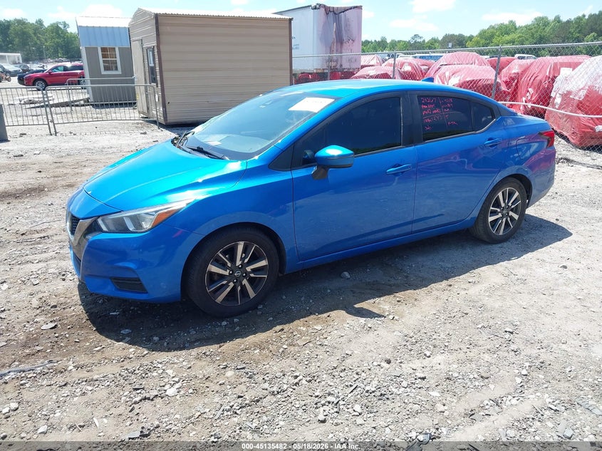2021 Nissan Versa VIN 3N1CN8EV8ML852853 IAAI salvage auction — FRONT END, Salvage Title, sold $1,500 on 2026-07-31 (photo 2)