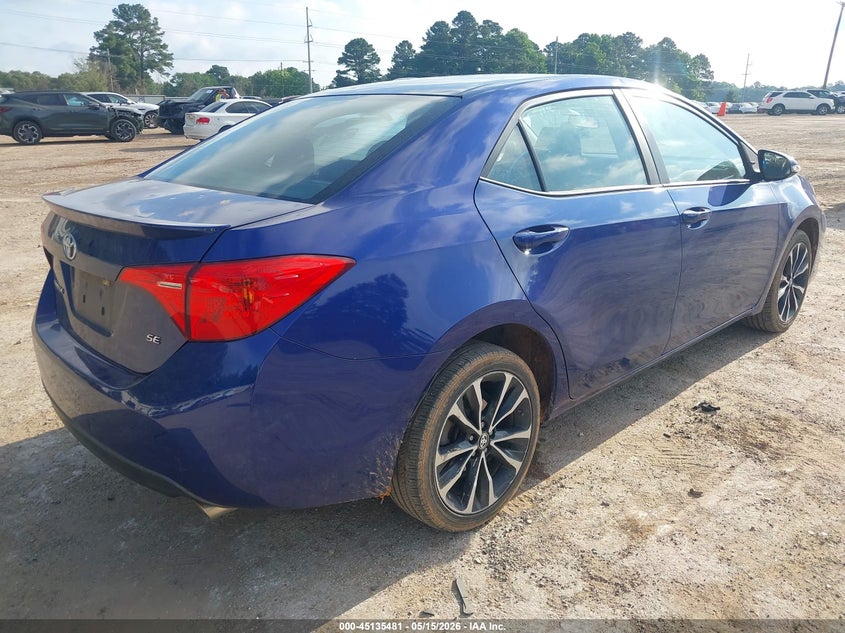 2017 Toyota Corolla VIN 5YFBURHE7HP643111 IAAI salvage auction — HAIL, Original (Texas), sold $6,950 on 2026-07-09 (photo 4)