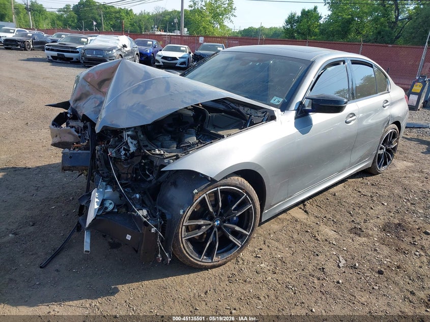 2025 BMW M3 VIN 3MW69FT05S8F28217 IAAI salvage auction — FRONT END, Salvage (Idaho), sold $6,150 on 2026-07-08 (photo 2)