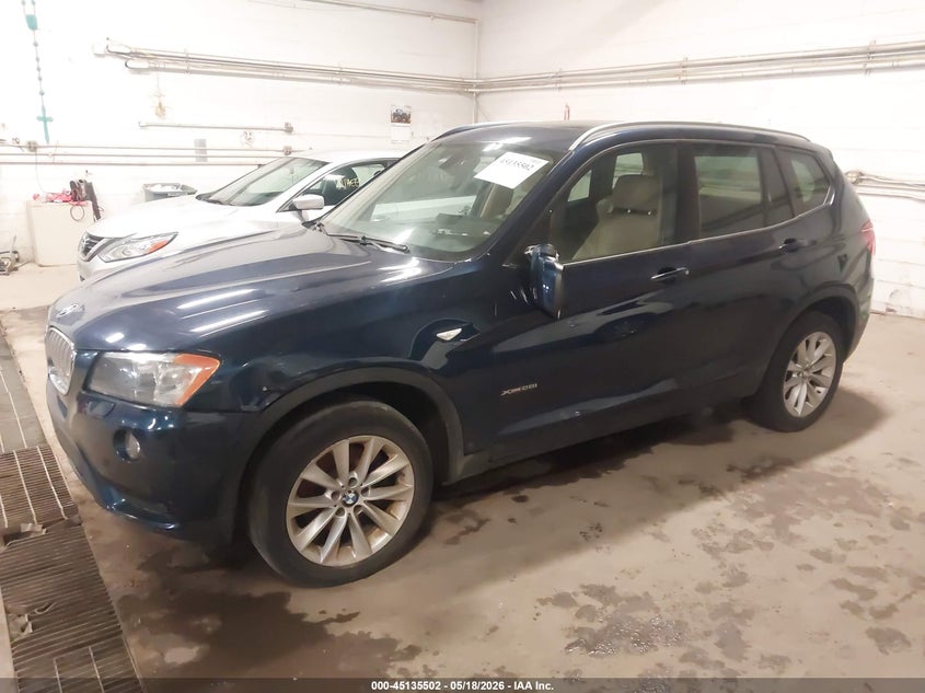 2014 BMW X3 VIN 5UXWX9C53E0D21928 IAAI salvage auction — LEFT FRONT, Clear (Minnesota), sold $1,100 on 2026-07-29 (photo 2)