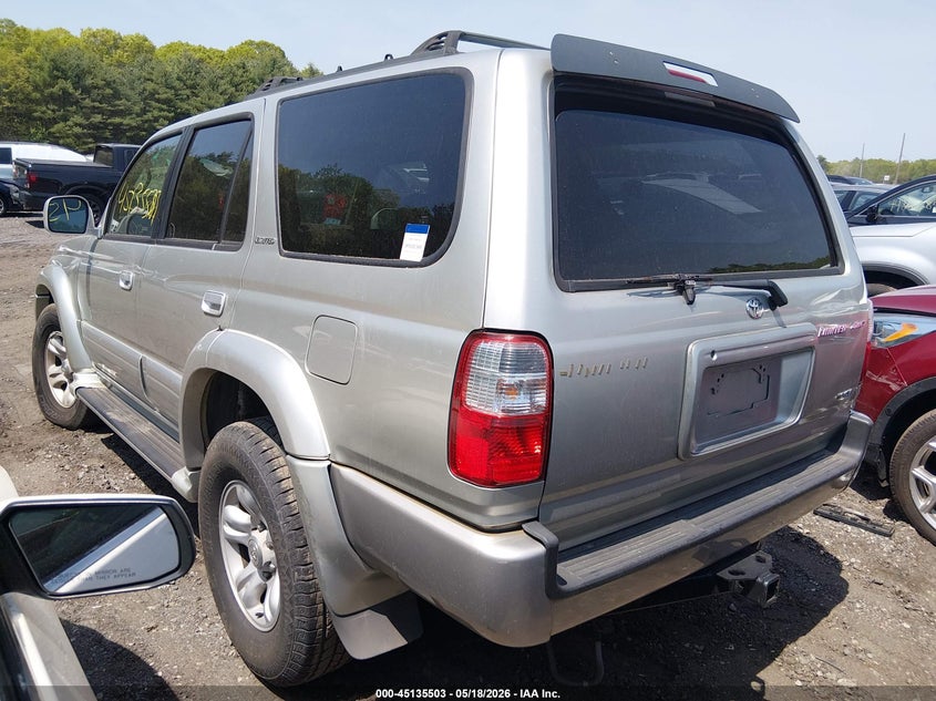 2002 Toyota 4runner VIN JT3HN87R829069352 IAAI salvage auction — NORMAL WEAR, Salvage (Texas), sold $25 on 2026-07-28 (photo 3)
