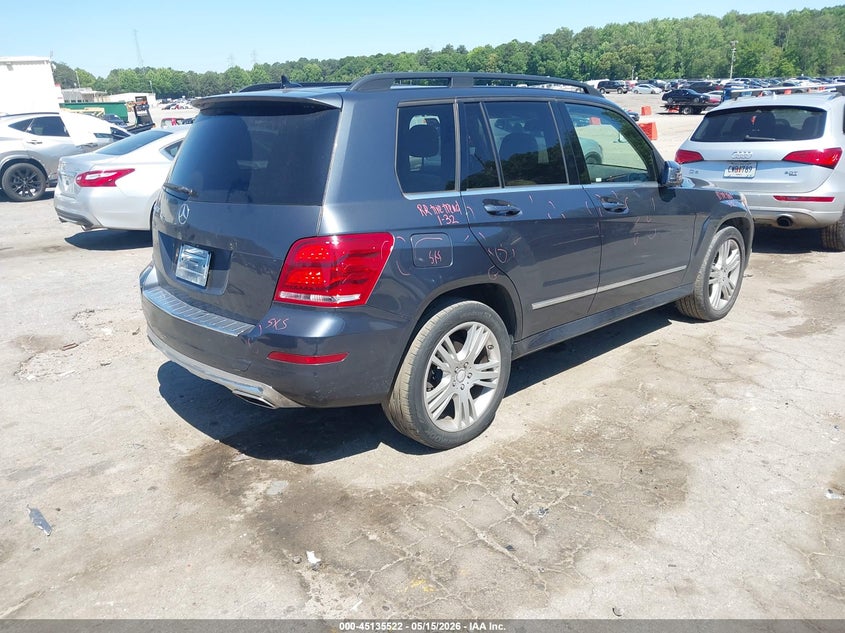 2013 Mercedes-benz Glk-klasse VIN WDCGG5HB4DG042837 IAAI salvage auction — SIDE, Salvage (Georgia), sold $3,600 on 2026-07-08 (photo 4)