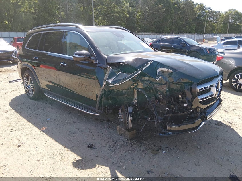 2023 Mercedes-benz Gls-klasse VIN 4JGFF5KE1PA887140 IAAI salvage auction — RIGHT FRONT, Salvage (Georgia), sold $24,500 on 2026-07-16 (photo 1)