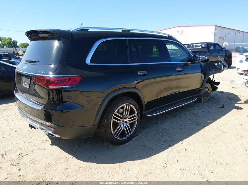 2023 Mercedes-benz Gls-klasse VIN 4JGFF5KE1PA887140 IAAI salvage auction — RIGHT FRONT, Salvage (Georgia), sold $24,500 on 2026-07-16 (photo 4)