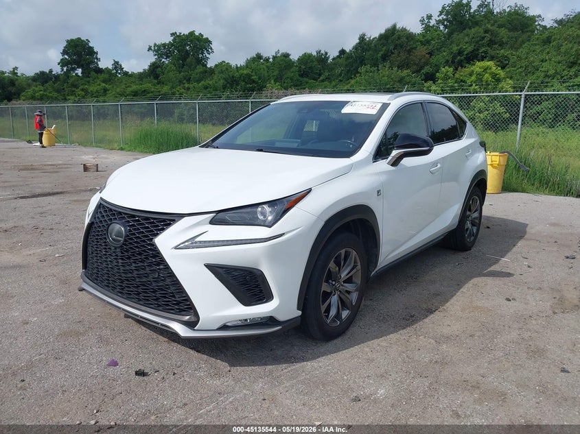 2020 Lexus Nx VIN JTJSARBZ4L2166341 IAAI salvage auction — WATER/FLOOD, Certificate Of Destruction (Louisiana), sold $7,100 on 2026-07-21 (photo 2)