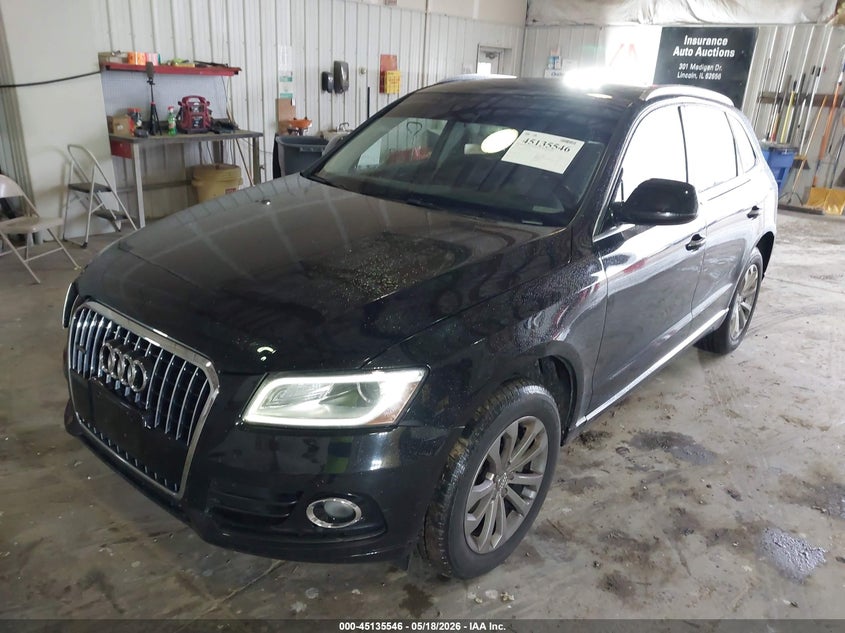 2016 Audi Q5 VIN WA1L2AFP0GA016344 IAAI salvage auction — RIGHT SIDE, Salvage (Illinois), sold $2,600 on 2026-07-22 (photo 2)