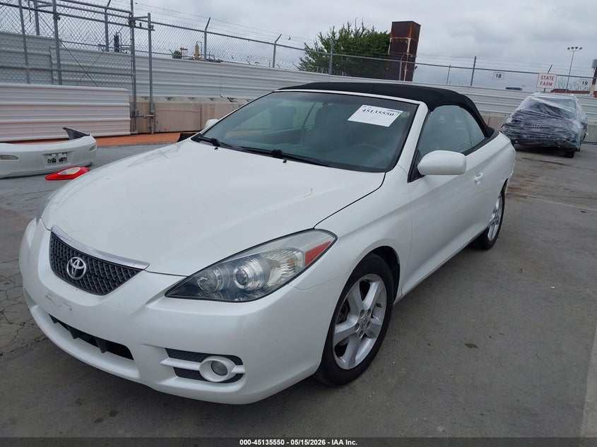 2007 Toyota Camry solara VIN 4T1FA38PX7U122549 IAAI salvage auction — REAR END, Salvage (California), sold $1,250 on 2026-07-09 (photo 2)