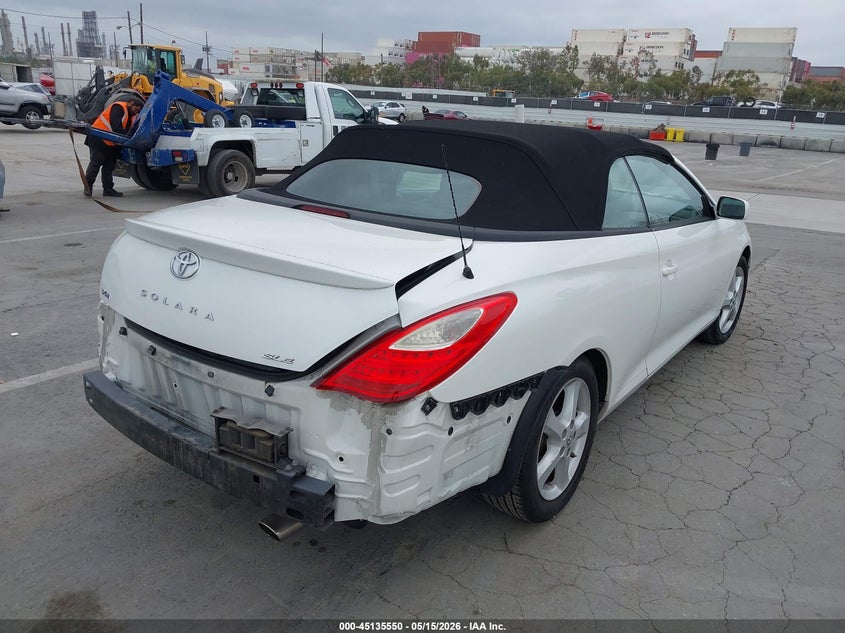2007 Toyota Camry solara VIN 4T1FA38PX7U122549 IAAI salvage auction — REAR END, Salvage (California), sold $1,250 on 2026-07-09 (photo 4)