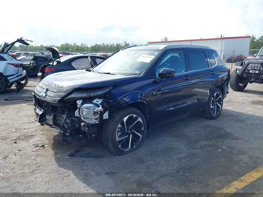2022 Mitsubishi Outlander VIN JA4J3VA89NZ091909 IAAI salvage auction — FRONT END, Rebuildable (Florida), sold $5,700 on 2026-07-29 (photo 2)