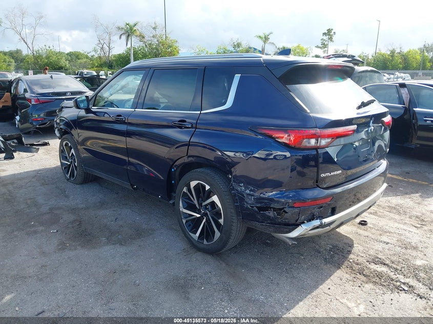 2022 Mitsubishi Outlander VIN JA4J3VA89NZ091909 IAAI salvage auction — FRONT END, Rebuildable (Florida), sold $5,700 on 2026-07-29 (photo 3)