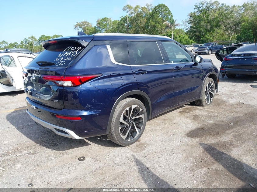 2022 Mitsubishi Outlander VIN JA4J3VA89NZ091909 IAAI salvage auction — FRONT END, Rebuildable (Florida), sold $5,700 on 2026-07-29 (photo 4)