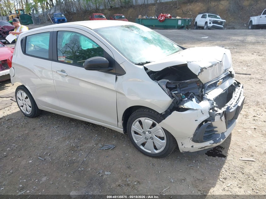 2017 Chevrolet Spark VIN KL8CB6SA2HC739650 IAAI salvage auction — FRONT & REAR, Salvage (Pennsylvania), sold $400 on 2026-07-07 (photo 1)