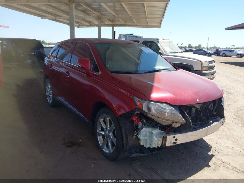 2012 Lexus Rx VIN JTJZB1BA7C2006364 IAAI salvage auction — FRONT END, Salvage (Arizona), sold $1,700 on 2026-07-14 (photo 1)