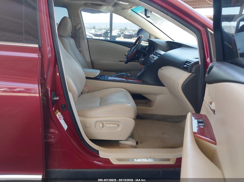 2012 Lexus Rx VIN JTJZB1BA7C2006364 IAAI salvage auction — FRONT END, Salvage (Arizona), sold $1,700 on 2026-07-14 (photo 5)