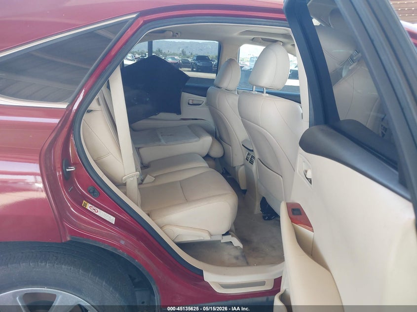 2012 Lexus Rx VIN JTJZB1BA7C2006364 IAAI salvage auction — FRONT END, Salvage (Arizona), sold $1,700 on 2026-07-14 (photo 8)