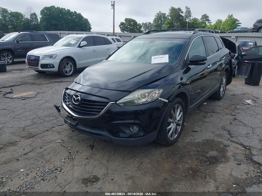 2015 Mazda Cx-9 VIN JM3TB2DA0F0448843 IAAI salvage auction — RIGHT FRONT, Salvage (Georgia), sold $425 on 2026-07-15 (photo 2)