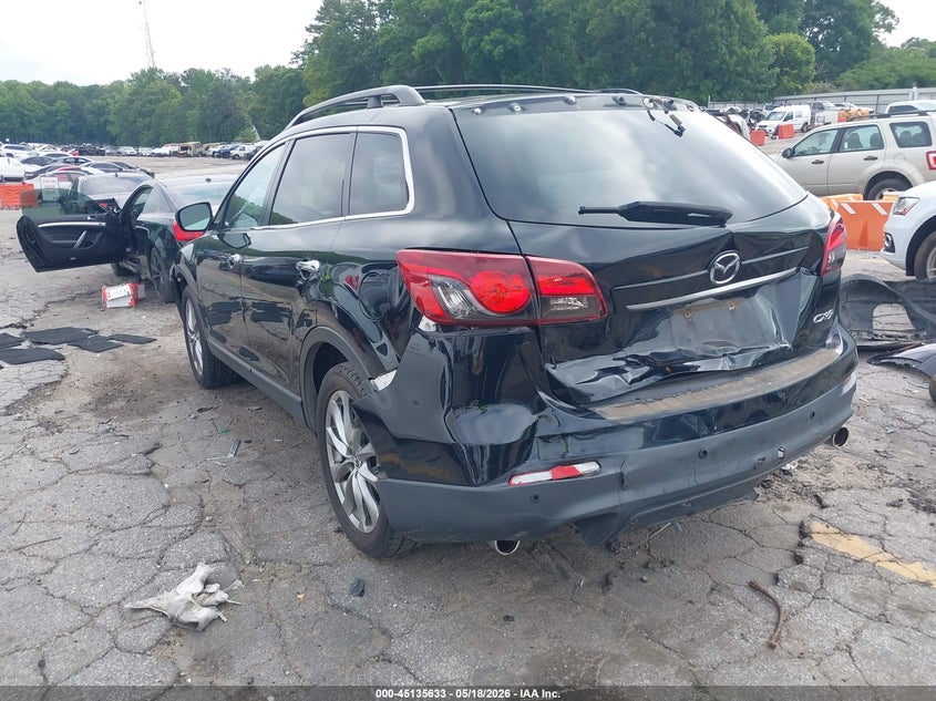 2015 Mazda Cx-9 VIN JM3TB2DA0F0448843 IAAI salvage auction — RIGHT FRONT, Salvage (Georgia), sold $425 on 2026-07-15 (photo 3)